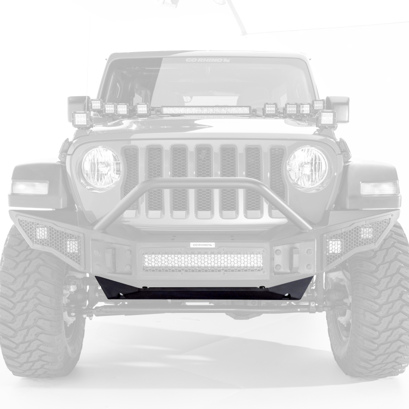 Jeep Wrangler Bumper - Front - Go Rhino - Rockline - Black - `18-`20